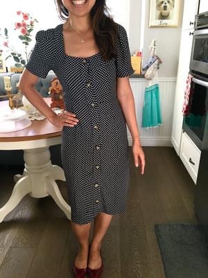 maeve polka dot dress