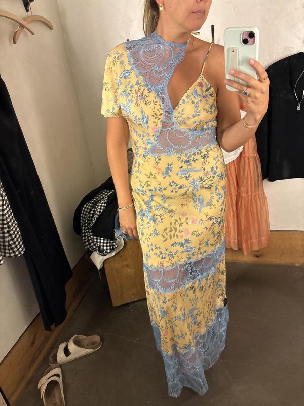 geisha designs asymmetrical lace mix slip maxi dress Anthropologie | Dresses | Anthropologie Geisha Designs Asymmetrical Lace  Mix Slip Maxi Dress