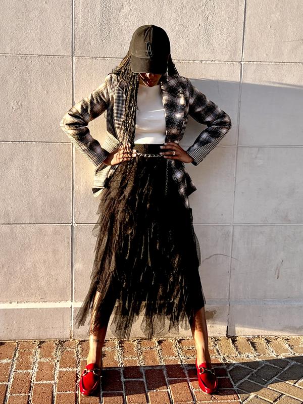 The Chéri Ruffled Tulle Midi Skirt by Anthropologie The Chéri Ruffled Tulle Midi Skirt by Anthropologie