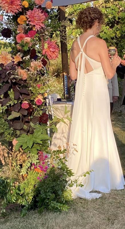 anthropologie halter wedding dress Jenny by Jenny Yoo Shipley Halter Wedding Gown