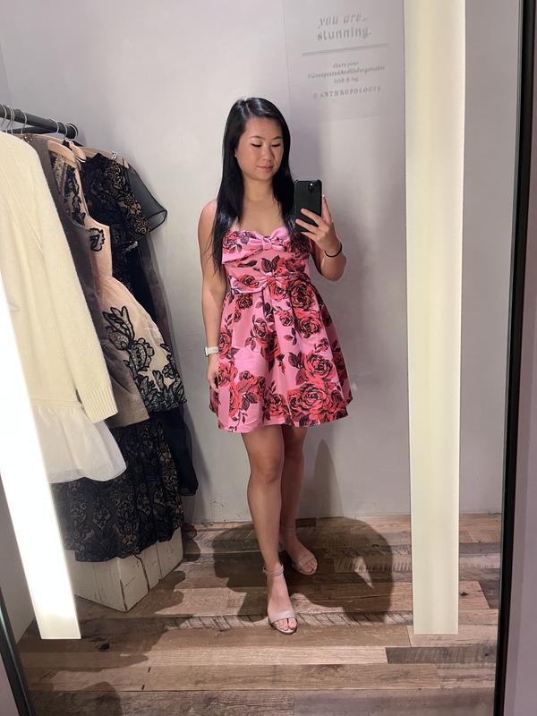 sachin & babi sloane taffeta double-bow pleated colorblock mini dress Sachin & Babi Sloane Taffeta Double-Bow Pleated Colorblock Mini Dress
