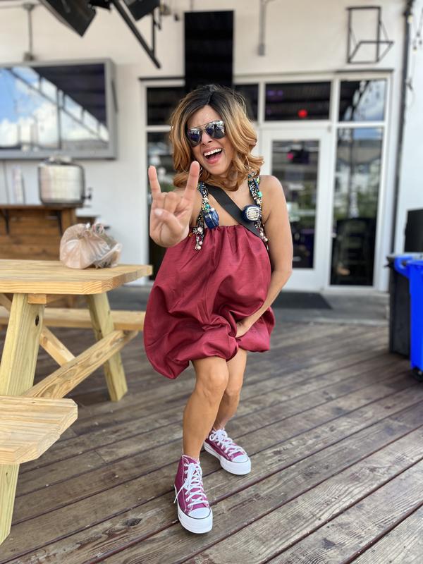 sunday in brooklyn embellished strap bubble mini dress Sunday in Brooklyn Embellished-Strap Bubble Mini Dress