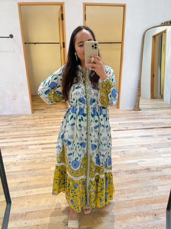 the eleanora long sleeve maxi shirt dress Anthropologie The Eleanora Long-Sleeve Maxi Shirt Dress XSP NEW
