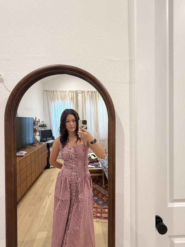 damson madder faith midi dress Damson Madder Faith Midi Dress in Pink