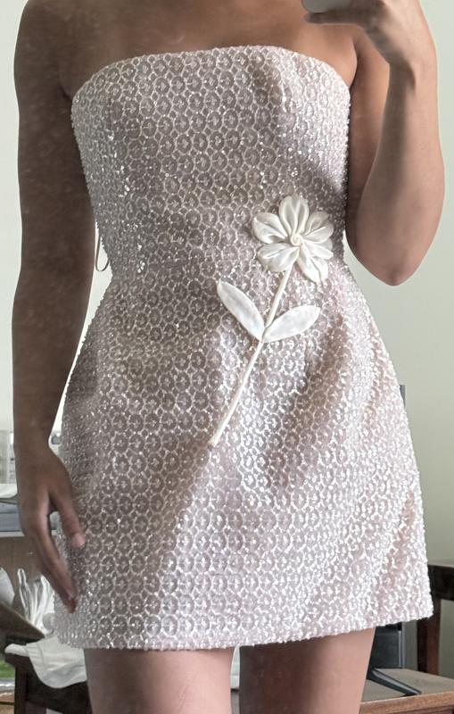 helsi elizabeth strapless mini dress MARISA Black NUDE / XL
