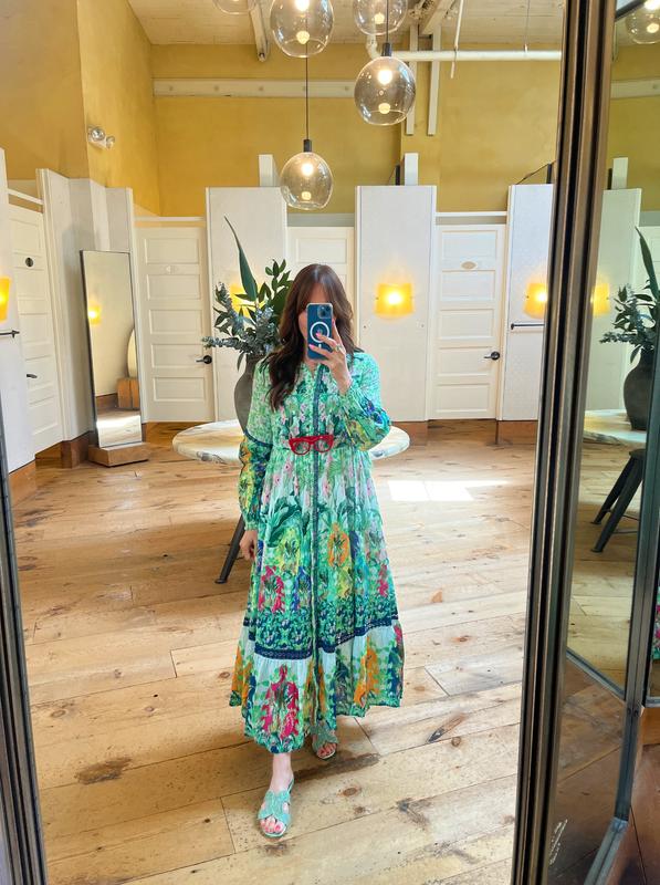 the eleanora long sleeve maxi shirt dress Eleanora Long-Sleeve Maxi Shirtdress