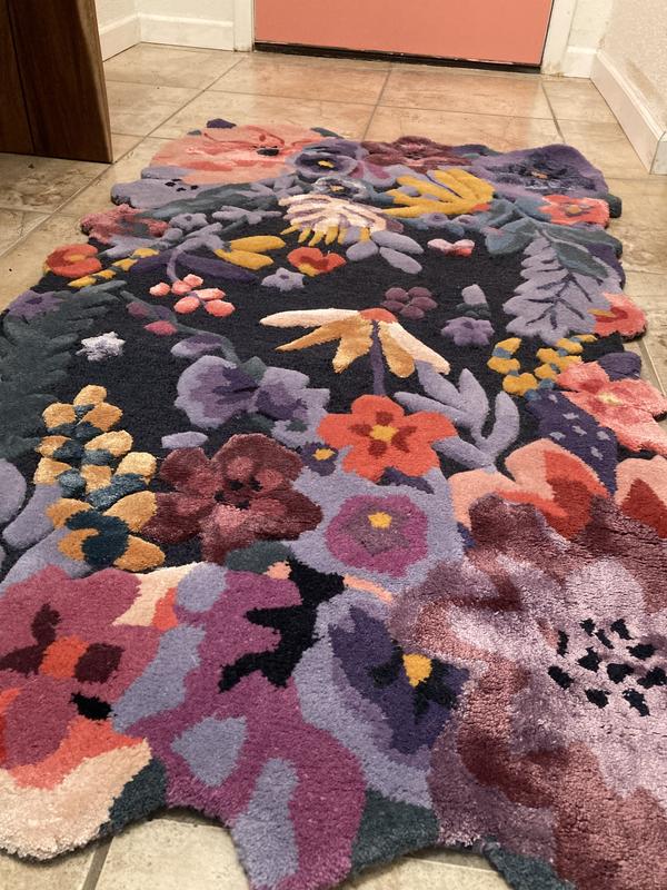 アンソロポロジー新品Tufted Jardin Rug 花柄ラグ 61×91cm アンソロポロジー新品Tufted Jardin Rug 花柄ラグ 61×91cm