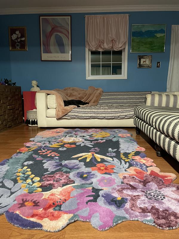 アンソロポロジー新品Tufted Jardin Rug 花柄ラグ 61×91cm アンソロポロジー新品Tufted Jardin Rug 花柄ラグ 61×91cm