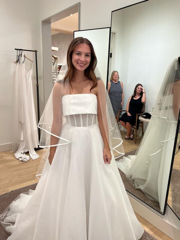 Wtoo by Watters Lilibet Strapless Wedding Gown | Anthropologie