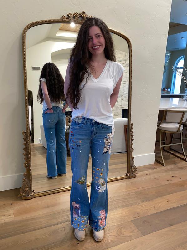 Pilcro The Laidback Flare Hippie Jeans | Anthropologie