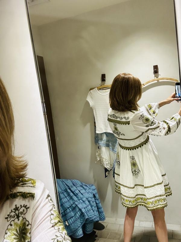 maeve long sleeve embroidered boho mini dress Long-Sleeve Embroidered Boho Mini Dress