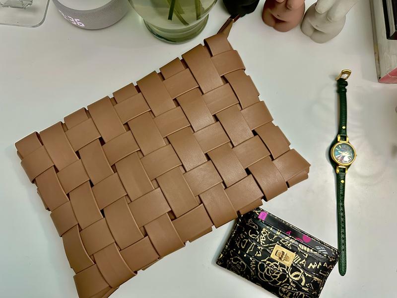 Lindy Woven Clutch | Anthropologie