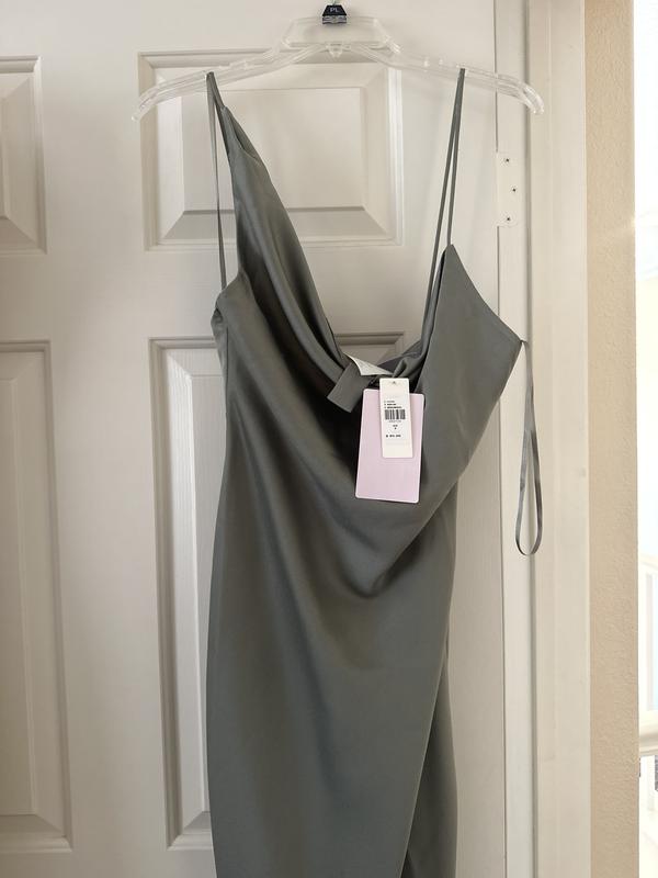 bhldn august satin charmeuse midi dress BHLDN August Satin Charmeuse Midi Dress Size