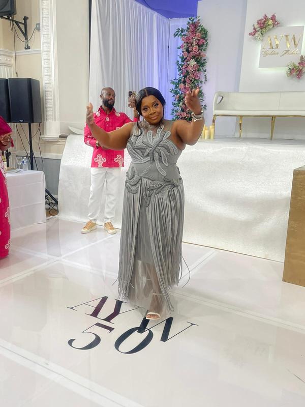 Geisha Designs Illusion Embellished Maxi Dress | Anthropologie