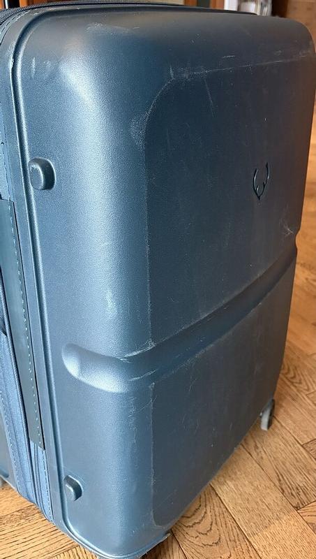 Customer photo for "These are beautiful suitcases when"