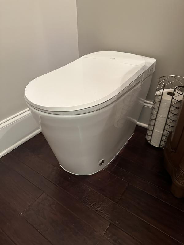 TL-ST823WH - ANZZI Juno 26 in. Smart Toilet and Bidet Set in White