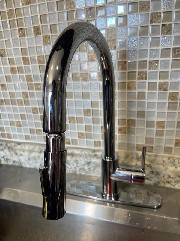 ANZZI Ola Brushed Nickel Single Handle Pull-down Kitchen Faucet