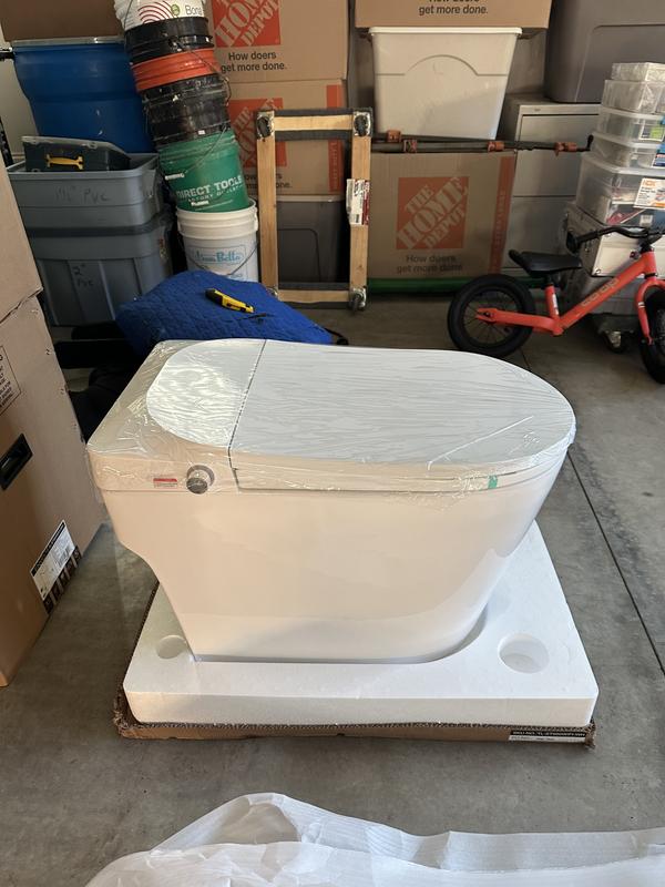 TL-ST823WH - ANZZI Juno 26 in. Smart Toilet and Bidet Set in White