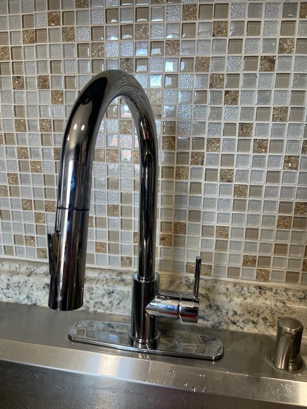 ANZZI Ola Brushed Nickel Single Handle Pull-down Kitchen Faucet