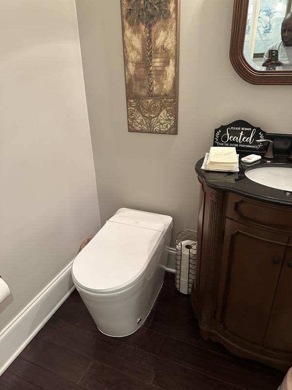 TL-ST823WH - ANZZI Juno 26 in. Smart Toilet and Bidet Set in White