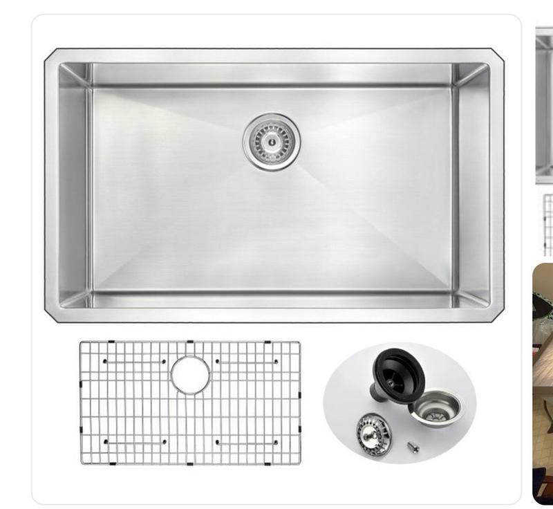 K-AZ3219-1A - ANZZI Vanguard Undermount Stainless Steel 32 in. 0