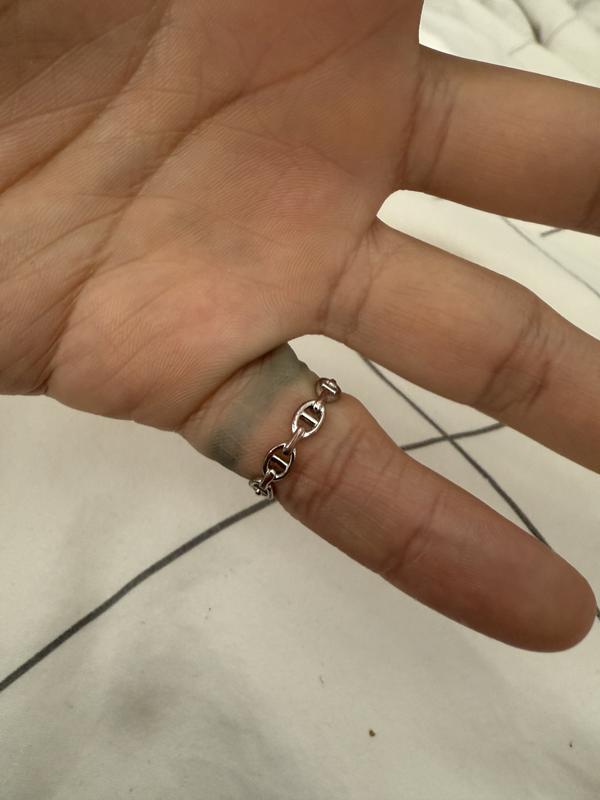 Anchor Chain Ring - Iver Silver | Ana Luisa | Online Jewelry