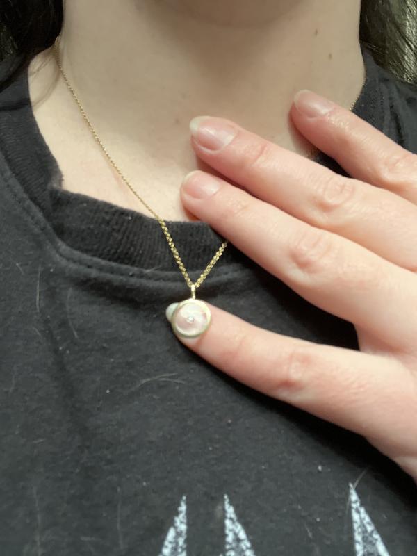 ana luisa ゴールドペンダントフローティングダイアモンドチャーム Gold Pendant - Floating Diamond Charm Large | Ana Luisa