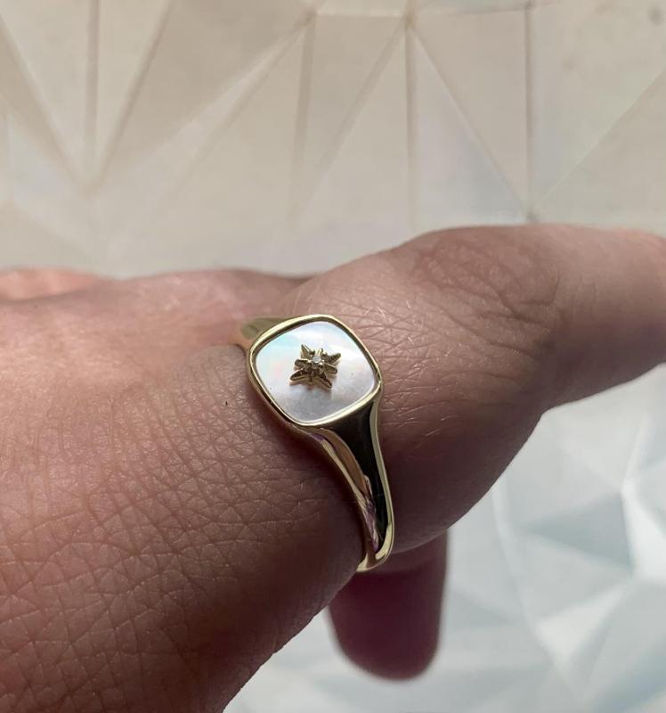 【ana luisa】AMARA シグネットリング 14K Black And Gold Ring | Ana Luisa | Online Jewelry Store At