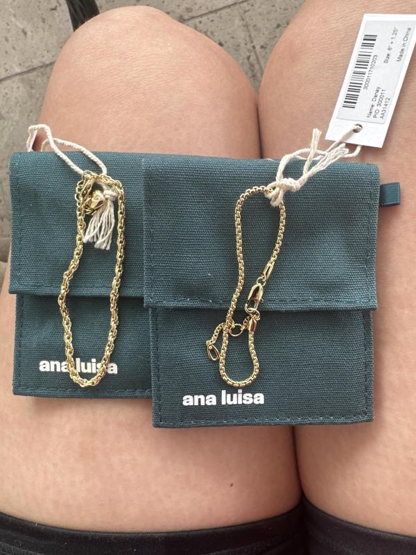 【ana luisa】LUXE LINKS BUNDLE 14K チェーン ブレスレット Luxe Links Bracelet Bundle | Ana Luisa | Online Jewelry