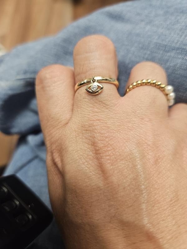 ana luisa リング 指輪 14K GOLD TANNER Evil Eye Ring Gold Evil Eye Ring - Tanner | Ana Luisa | Online Jewelry Store At