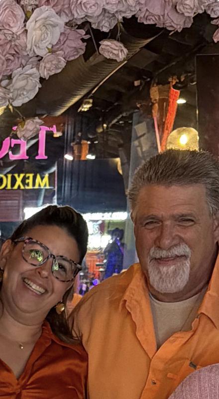 At the birthday dinner for my graduate school friend that we held in Maracaibo, Venezuela.