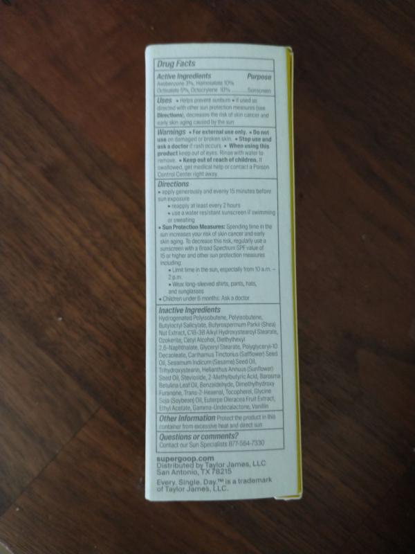 Photo submitted with review of product