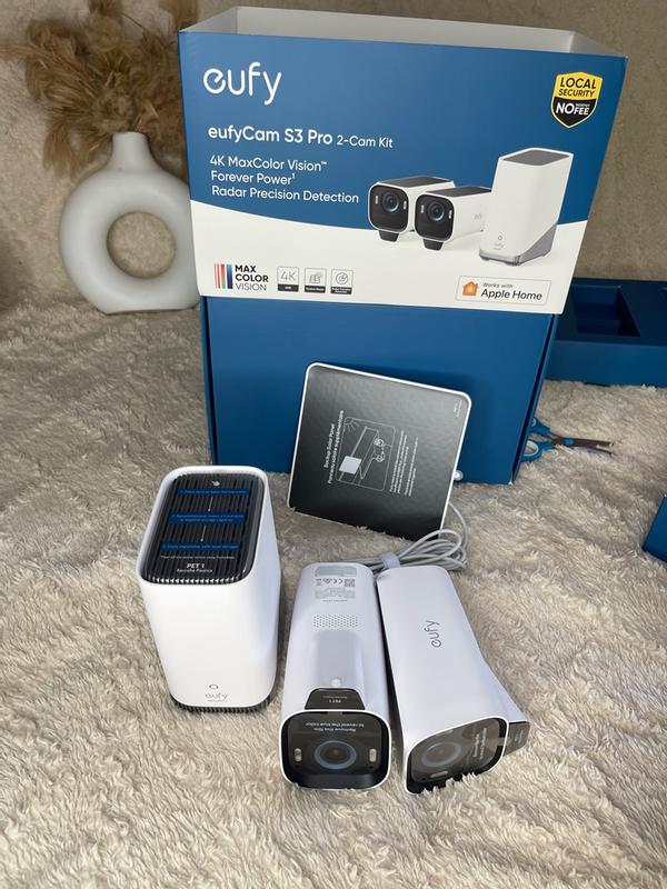 ○新品 屋外用カメラ Eufy eufyCam S3 Pro 2-Cam Kit Amazon.com : eufy Security eufyCam S3 Pro 2-Cam Kit, Solar Camera