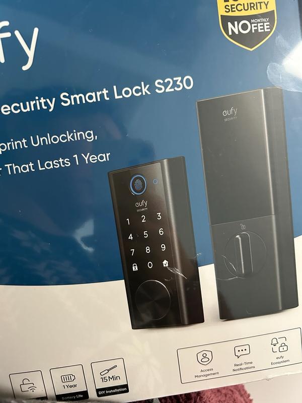 eufy Smart Lock E31 Fingerprint Keyless Entry Door Lock with Apple Home ...
