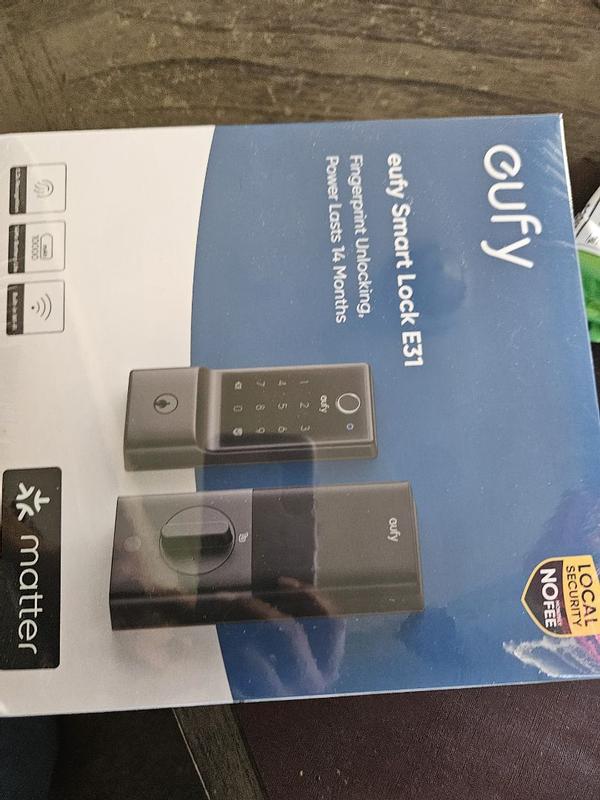 eufy Smart Lock E31 Fingerprint Keyless Entry Door Lock with Apple Home ...