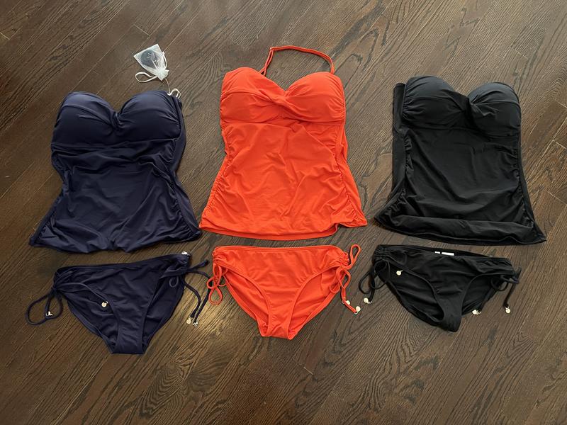 Navy, Red Spice, Black