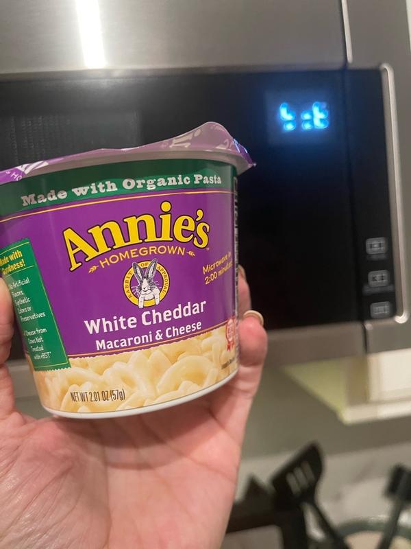 Annie's White Cheddar Macaroni & Cheese Microwavable Cups - 16.08