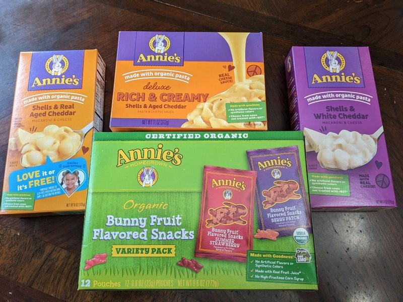 ANNIE'S Shells & White Cheddar Sauce, 12 pk./ 6 oz.- SHIPS FREE