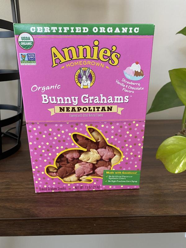 Annie's Organic Friends Mixed Bunny Grahams 1.25 oz. - 100/Case