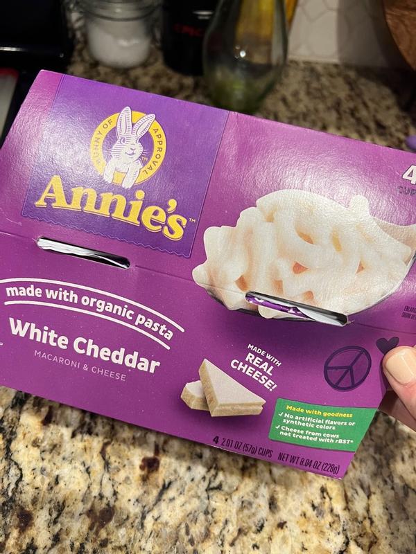 Annie's White Cheddar Macaroni & Cheese Microwavable Cups - 16.08