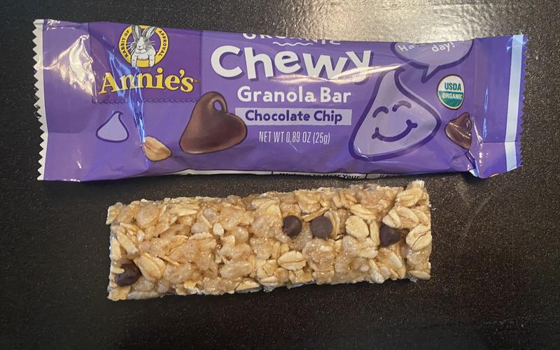 Annie's Organic Dipped Chocolate Chip Granola Bars, 0.92 oz, 5