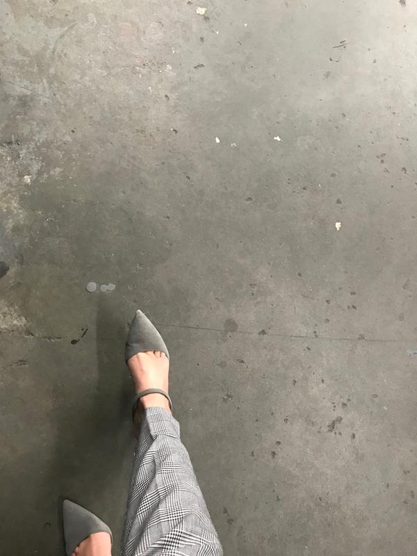 jodie suede mule pumps