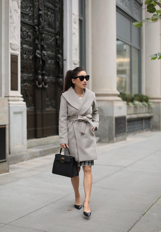 Ann taylor petite wrap coat sale