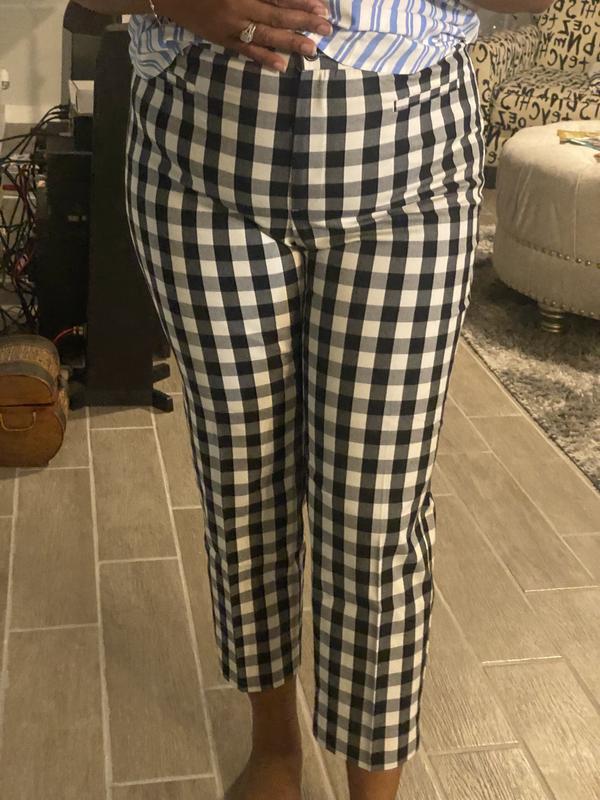 Ann taylor gingham pants shop