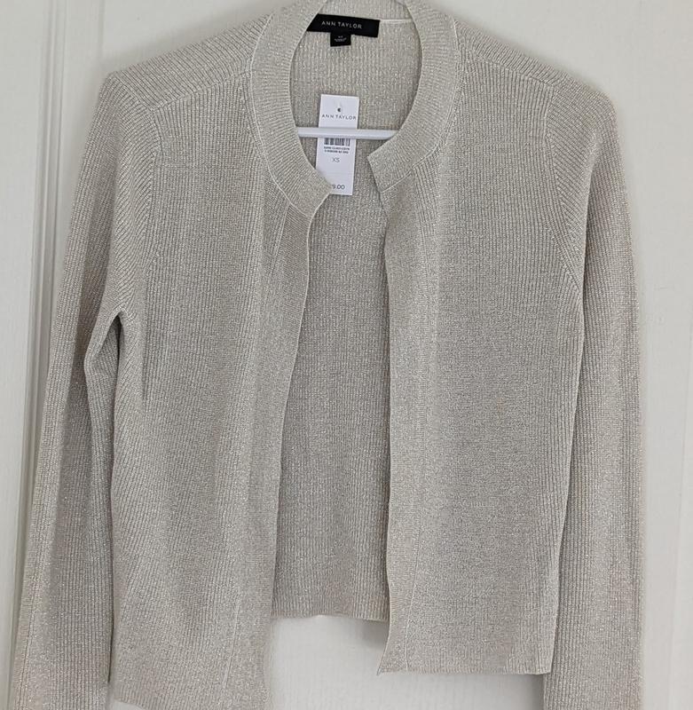 Ann taylor cropped cardigan outlet
