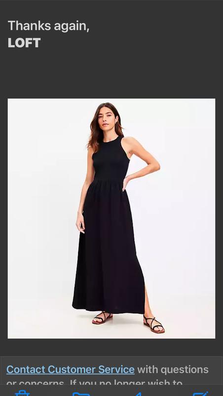 LOFT Beach Triple Cloth Mixed Media Maxi Pocket Dress