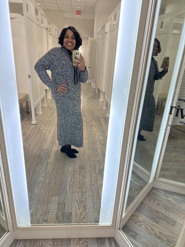 lou and grey sweatshirt dress BETHANY SWEATER DRESS-H. GREY L