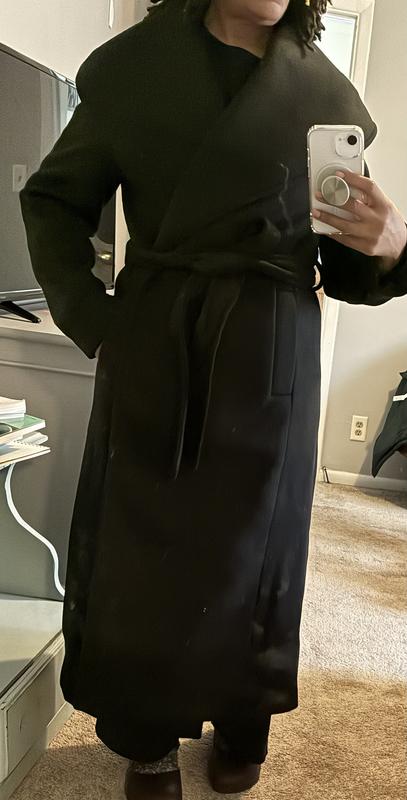 K*】様 <H>DOUBLE FACE BAL COLLAR BELTED CO Doubleface Shawl Collar Belted Coat