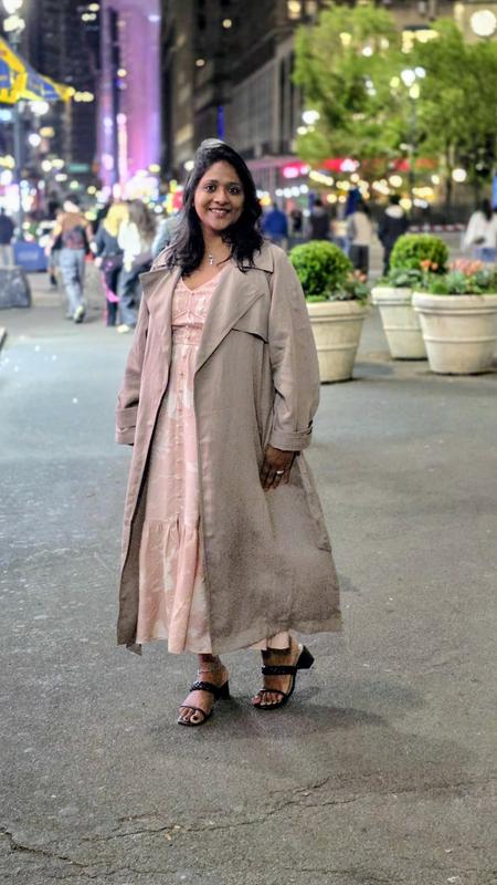 Drapey Trench Coat