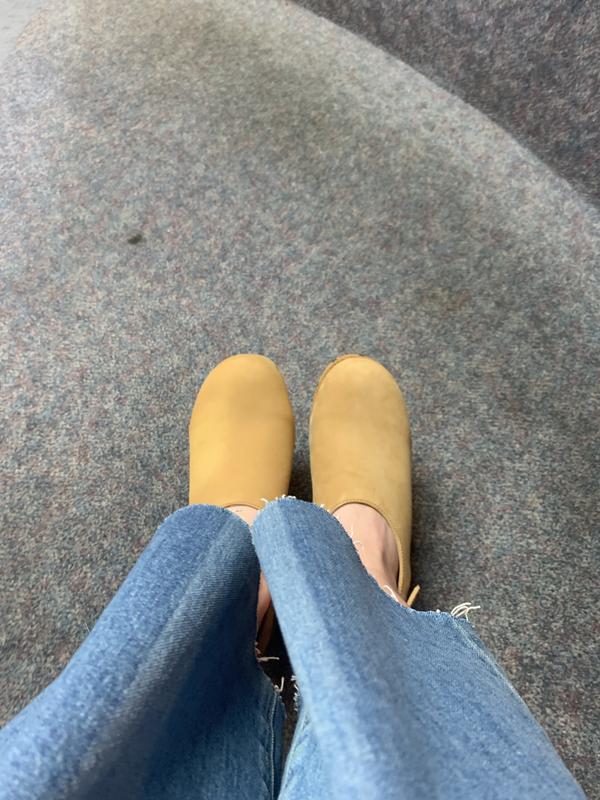 Slingback Leather Clogs